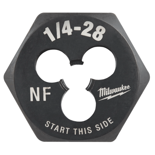 1/4"-28 NF 1-Inch Hex Threading Die