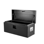 36 Inch Black Steel Truck Bed Tool Box, Trailer Tongue Box, Truck Storage Organizer Tool Chest For Truck Bed, RV, Trailer