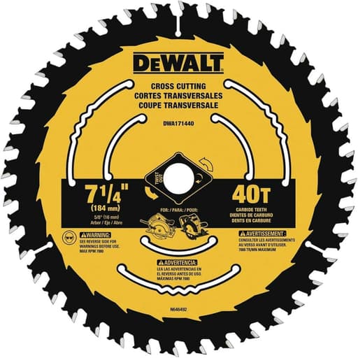 7-1/4" Circular Saw Blade