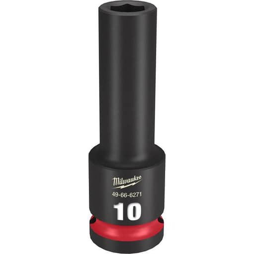 Impact Duty 1/2" Drive 10MM Deep 6 Point Socket