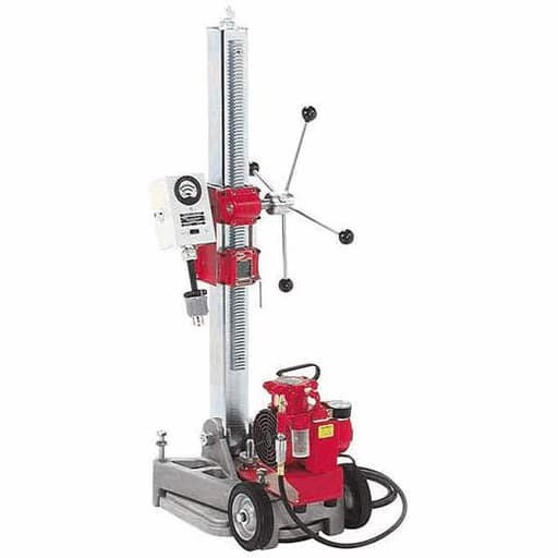 Diamond Coring Rig with Large Base Stand, Vac-U-Rig Kit and Meter Box