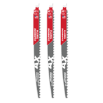 The AX with Carbide Teeth for Pruning & Clean Wood SAWZALL Blade 3PK