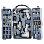 71 Pieces Pro Air Tool and Accessories Kit - 1/2" Air Impact Wrench, 3/8" Ratchet Wrench, 1/2" Die Grinder, 4500BPM Hammer, Blow Gun for Auto Repair, Home DIY Project - Storage Case Included