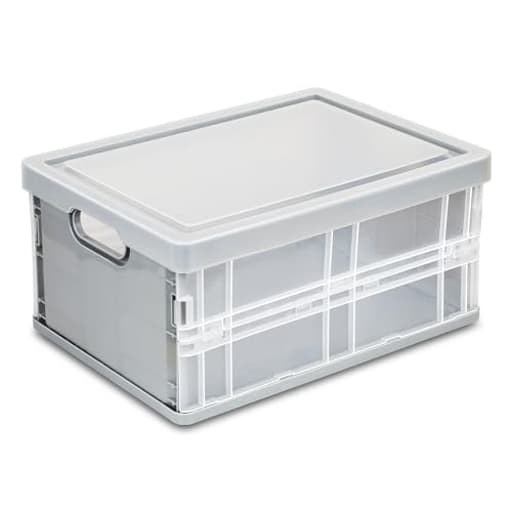 10 Quart Plastic Storage Bins With Lids, Clear Foldable and Stackable Containers Organize,Classroom Organization Tools