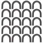 20 Pack 1/2" Thick Weld-on Steel D-Ring Rope Hook Chain Tie Down D Ring for Trucks Trailers