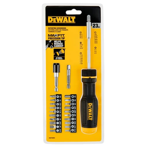 MAX FIT 23 pc Ratcheting Multi-Bit Screwdriver