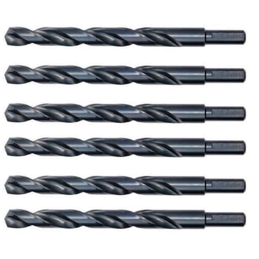 27/64" Thunderbolt Black Oxide Drill Bit (6 PK)