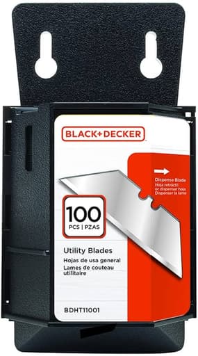Utility Knife Blades, 100 Pack
