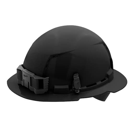 Full Brim Vented Hard Hat with 4-Point Ratcheting Suspension