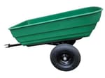 Tow Barrow Dumping Lawn and Garden Utility Trailer, 6.5 Cubic Foot