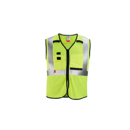 High Visibility Yellow Mesh Safety Vest - 4XL/5XL