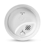 Smoke Alarm, Battery-Operated Detector with Test & Silence Button, SMI100, 1-Pack