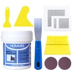 Drywall Repair Kit,Drywall Hole Patch Repair Kit,Wall Spackle Paste 9.8OZ to Fix Wall Surface Holes and Creak Damage with White Wall Repair Putty,Scraper,Sanding Pad Fill Quick and Easy Solution