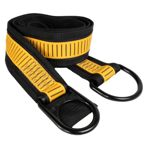 6 ft. Web Anchor Strap - Choker - Large and Small D-Rings with Wear Pad