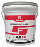0841DX F-Seal 181 Duct Seal, Fiber Reinforced Water Based Duct Sealant, 1 Gallon, Gray, Made in USA