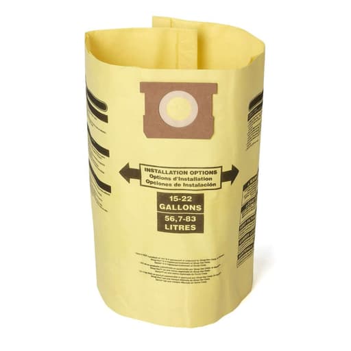 Fine Dust Wet/Dry Vacuum Dust Collection Bags