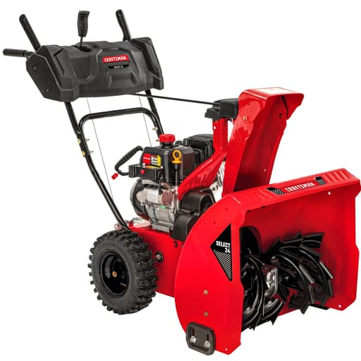 24-in. Push Button Electric Start Two-Stage Gas Snow Blower