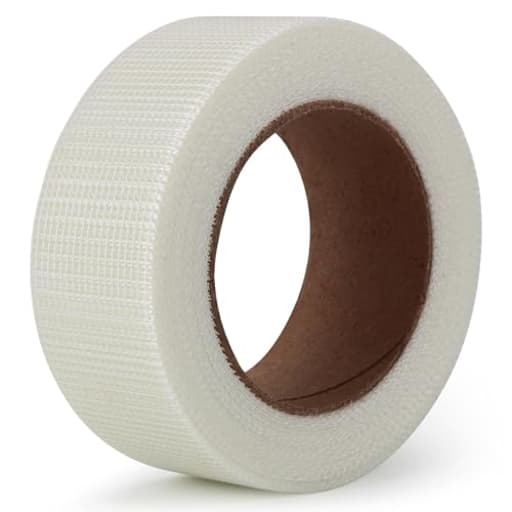 Drywall Repair Fiberglass Joint Tape 2” x 100 Ft Industrial Grade Extra Strength Fiber Mesh Heavy Duty Self Adhesive for Seam Patch Wall Crack Seam Repair Color White