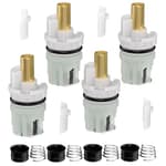 RP25513 Faucet Stem Replacement for Delta two handle Faucet Repair Kit Includes RP24096 Cartridge RP4993 Seat and Spring RP24097 Turn stop1/4, 4 pack