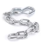 15-Inch Towing Safety Chain - Tie Down Trailer Safety Chains with Hooks Boat Safety Kit