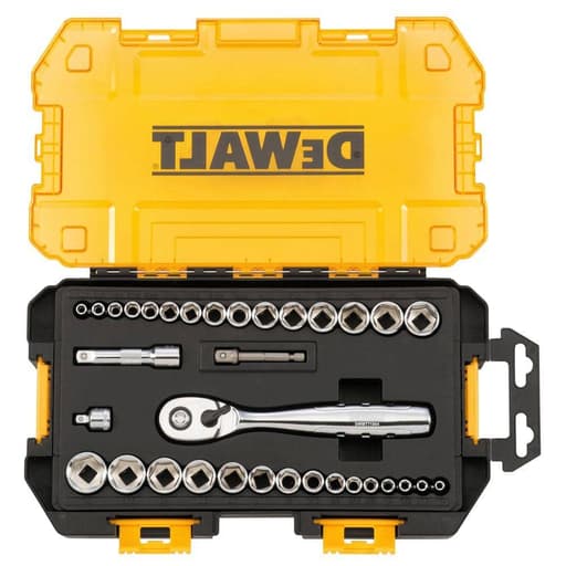 1/4 in. and 3/8 in. Drive Ratchet & Socket Set (34-Piece)