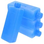 4Pcs Mini Ice Packs for Air Conditioner Fan - Reusable Freezer Blocks for Quick Cooling, Portable Design for Home, Office, Dorm, and Outdoor Use