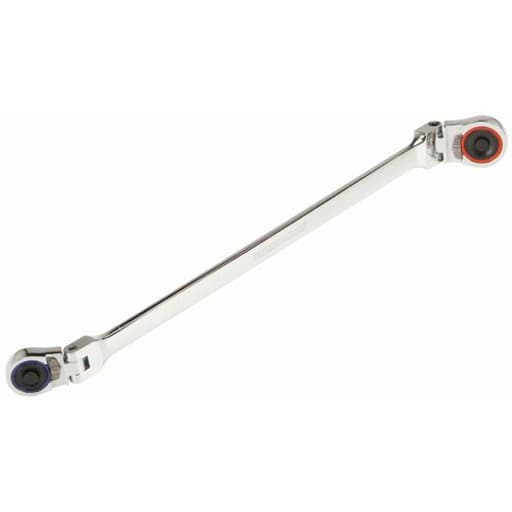 Long Reach Dual Flex Head Ratchet