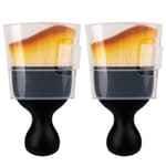 2PCS Car Interior Detailing Brush, Auto Car Detailing Brush Dusting Brush, Soft Bristles Car Interior Cleaning Tool for Dashboard Interior, Exterior, Skylight, Leather, Dust Brush, Brown