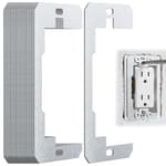 24 PCS Outlet Spacers, Wall Plate Spacer, Metal Flush Fit Device Leveling Plates for Fix Loose Electrical Outlet and Switch