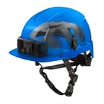 Blue Front Brim Safety Helmet with Impact Armor Liner