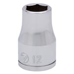 1/2 Dr 6-Point Shallow Socket