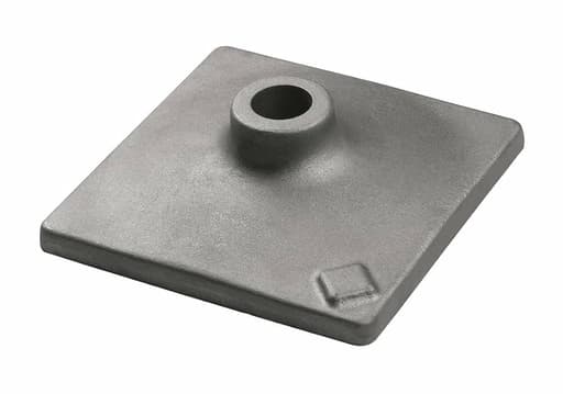 1-1/8 in Hex Hammer Steel Tamper Plate