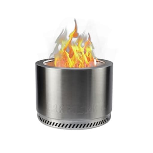 19.5" Stainless Steel Smokeless Wood Burning Fire Pit