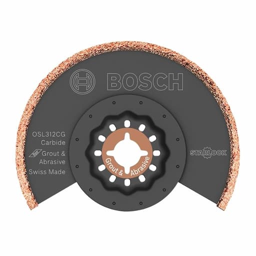 3-1/2 in. x 1/8 in. Starlock oscillating multi-tool kerf carbide grit grout grinding blade
