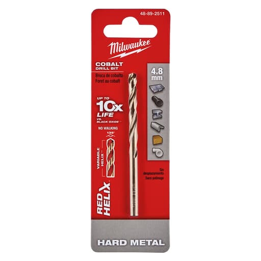 Cobalt Red Helix Drill Bit