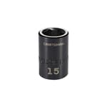 1/2-in Drive 15mm Metric Impact Shallow Socket
