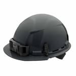 Gray Front Brim Hard Hat with 4pt Ratcheting Suspension
