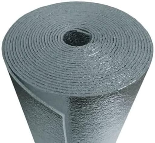 USEP 5mm R8 Reflective Foam Core Insulation Radiant Barrier Double Sided Aluminum Foil Cold and Heat Shield Thermal Insulation for Ceilings Walls Steel Buildings Roofing HVAC Etc