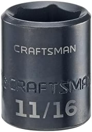 3/8-in Drive 11/16-in SAE Impact Shallow Socket