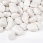 15 lbs White Rocks for Landscaping, 1-2 inch Decorative Rocks for Plants Indoor, Large Polished River Rocks for Garden, Outdoor Landscaping, Walkways, Yard, Plants Pots, Vases, Crafts