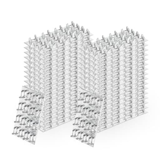 Truss Plates 2x4, 30 Pcs Pronged Truss Mending Plate with Staggered Nail Teeth, Steel Mounting Brackets for Roofing Wood Connector, 20 Ga Thickness