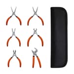 6-Piece Mini Plier Set With Comfort Grips + Carrying Case