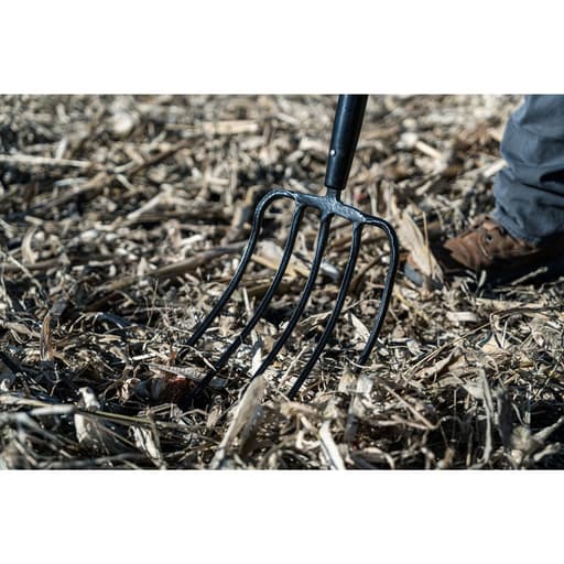 52 in. Fiberglass Handle 5-Tine Garden Fork