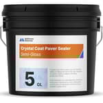 McKinnon Concrete Sealer, Paver Sealer 5 Gallon, Penetrating Semi Gloss Wet Look, Outdoor/Indoor, Concrete, Brick, Natural Stone, Limestone, Rock, Cement, Flagstone, Stucco, Pool Decks