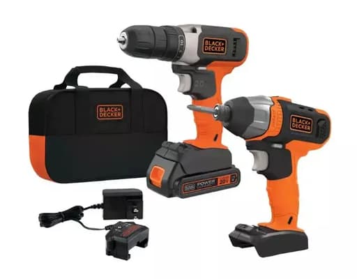 Drill and impact driver kit