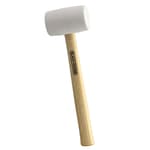 Rubber Mallet, 16 oz., White