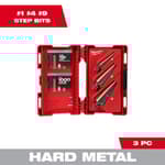 Cobalt Step Bit Kit (3PC)