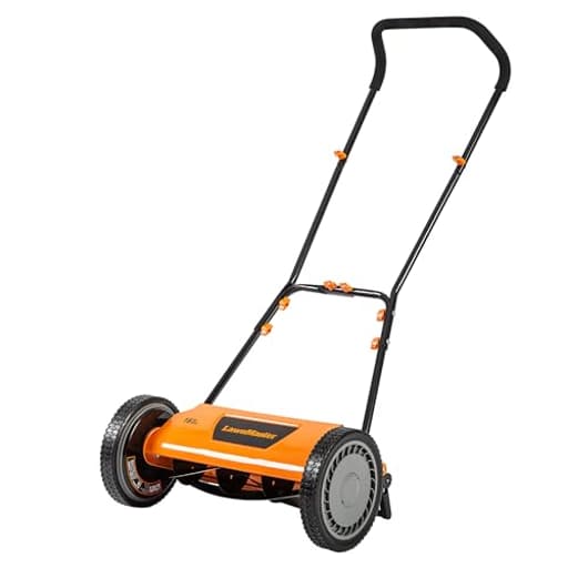 LMRM1602 Push Reel Lawn Mower 16-Inch 5-Blade