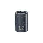 3/8-in Drive 12mm Metric Impact Shallow Socket