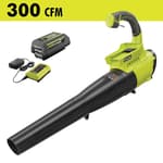 40V 300 CFM Jet Fan Leaf Blower Kit